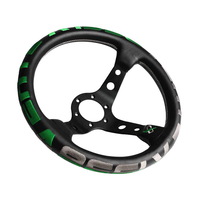 Руль спортивный Vertex 1996 с выносом экокожа с перфорацией