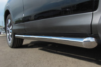 Пороги труба Honda CR-V 2010-2012  d76 (вариант 1)