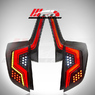 Стопы диодные + динамический поворотник Honda Fit 2013+ красные