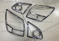 Хром накладки на стопы Nissan Dualis / Qashqai 2007-2012