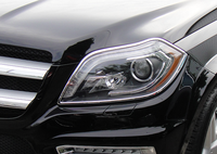 Хромированные накладки на фары Schatz для Mercedes GL X166