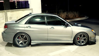 Накладки на бампер Subaru Impreza 2001-2002 GDA