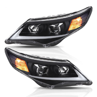 Фары тюнинг Toyota Camry 40 45 2009-2011 (стиль Lexus) черные