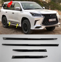 Молдинги на двери Lexus LX570/LX450d 2016- в стиле Black Vision/Edition