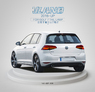 Стопы тюнинг диодные Volkswagen Golf 7 2016+ динамический поворотник 