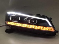 Фары диодные Honda Accord 2008-2012 бегающий поворотник