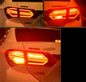 Стопы тюнинг Toyota Corolla 2012-2015 E180 (красные) стиль Mercedes