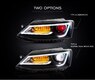 Фары тюнинг Volkswagen Jetta/Sagitar 2011-2014 динамический поворотник "Daemon eye"