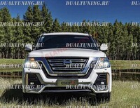 Обвес "Limgene" тюнинг Nissan Patrol Y62 (окрашен)