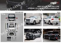 Рестайлинг комплект GBT Toyota Land Cruiser 300 с обвесом WALD