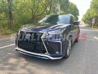 Обвес тюнинг Toyota Highlander 2022 стиль Lexus LX600
