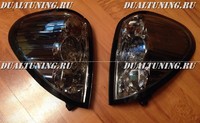 Стопы (оптика) диодные Mitsubishi L200 / Triton 2005+ дымчатые