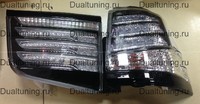 Стопы диодные Lexus LX570 2014 (хром/красные)