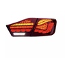 Стопы тюнинг Toyota Camry 50 2011-2014 красные LED