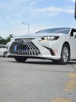 Передний бампер рестайлинг Lexus ES350 2013-2017 в стиль 2022