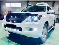 Решетка радиатора тюнинг с огнями Lexus LX570 2008-2011