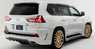 Накладки на пороги "Elford" Lexus LX570 / 450d 2016+