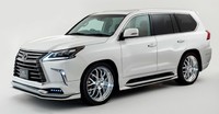 Накладки на пороги "Elford" Lexus LX570 / 450d 2016+