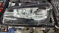 Фары (оптика) с ангельскими глазками Toyota Rav4 96-99 линза черные во Владивостоке