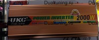 Инвертор (преобразователь) напряжения 12V - 220V (2000W)