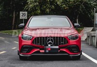 Диффузор переднего бампера тюнинг карбон Mercedes W213 E63 Brabus