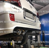 Насадки выхлопной системы и на глушитель Toyota Land Cruiser 200 / Lexus LX570