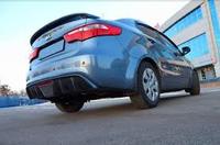 Диффузор на задний бампер Kia Rio 3