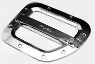Накладка на крышку бензобака хром Toyota Land Cruiser Prado 150 2010+