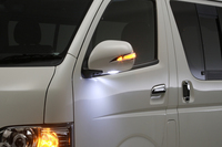 Зеркала электрические Toyota Hiace Lexus Style (хром)