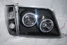 Оптика (фары) Toyota Land Cruiser Prado 90 / 95 (черные)