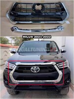 Решетка радиатора Toyota Hilux 2021-2022