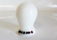 Ручка КПП Nismo белая