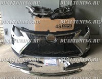 Бампер (Обвес) Toyota Camry V50-V55 в Lexus 2016 + фары