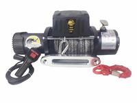 Лебедка электрическая 12V "Pro&Top" 12000LBS/5443кг кевлар 