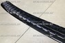 Накладка на задний бампер Subaru Forester SJ 2013-2015 (метал) темная
