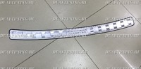 Накладка на задний бампер Subaru Forester 2018, 2019+ (метал)