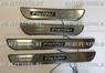 Накладки на пороги с подсветкой (метал) Toyota Corolla Fielder 2007-2014 140-160