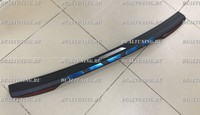 Накладка на задний бампер Honda Vezel