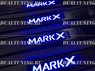 Накладки на пороги с подсветкой (метал) Toyota Mark X 120/130