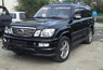 Губа передняя + задняя на Lexus LX470 (рестаил)