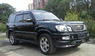Губа передняя + задняя на Lexus LX470 (рестаил)