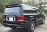 Губа передняя + задняя на Lexus LX470 (рестаил)