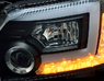 Фары Toyota Hiace 200 2014-2019 (черные)