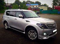 Фендера - расширители колесных арок Nissan Patrol Y62 (10мм)