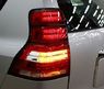 Стопы тюнинг диодные Toyota Land Cruiser Prado 150 (две белые полосы) + хром