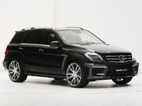Карбоновая накладка переднего бампера Brabus для Mercedes ML63 AMG W166