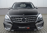 Карбоновая накладка переднего бампера Brabus для Mercedes ML63 AMG W166