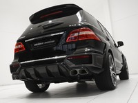 Карбоновый диффузор Brabus для Mercedes ML63 AMG W166