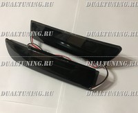 Катафоты фонари в бампер LED Toyota Vanguard 2007-2013 дымчатые (черные)
