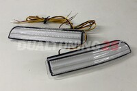 Катафоты тюнинг LED фонари в бампер Toyota (белые)